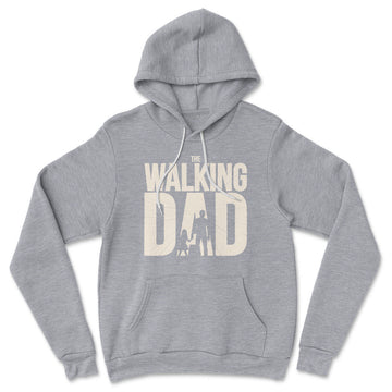 The Walking Dad Hoodie in Athletic Heather color